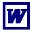 Εικόνίδιο-Logo Word 2003 για Windows και μετάβαση σε πληροφοριακή σελίδα